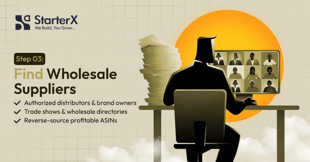 Step 3 – Find Wholesale Suppliers