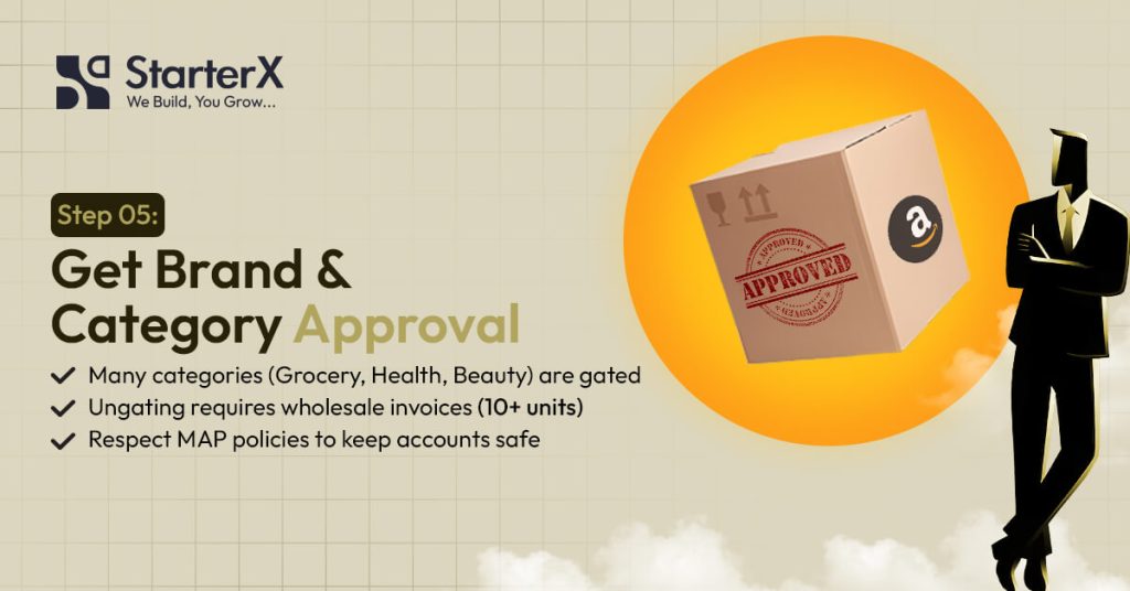Step 5 – Get Brand and Category Approval