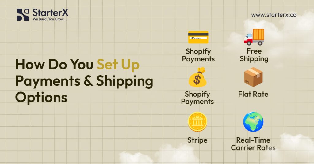 How Do You Set Up Payments and Shipping Options?