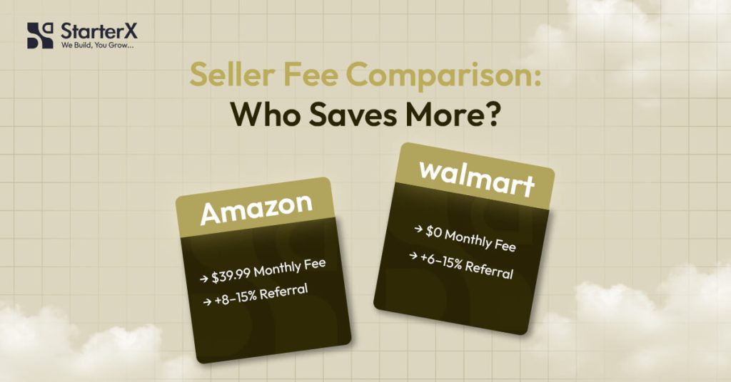 Which marketplace charges lower seller fees in 2026?