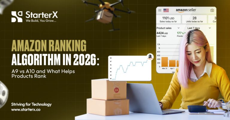 Amazon Ranking Algorithm: A9, A10 & Ranking Factors (2026) - StarterX