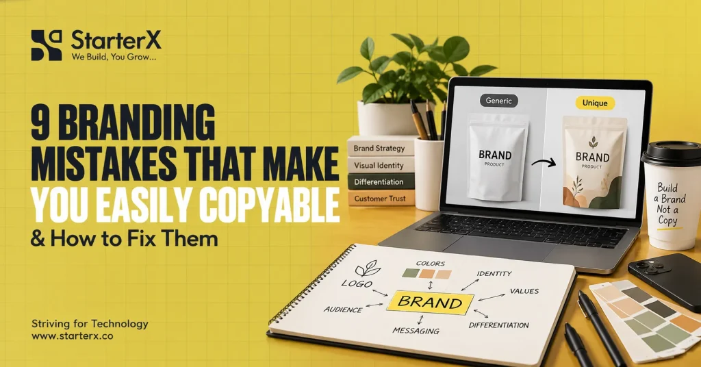 9 Branding Mistakes That Make You Easily Copyable & How to Fix Them