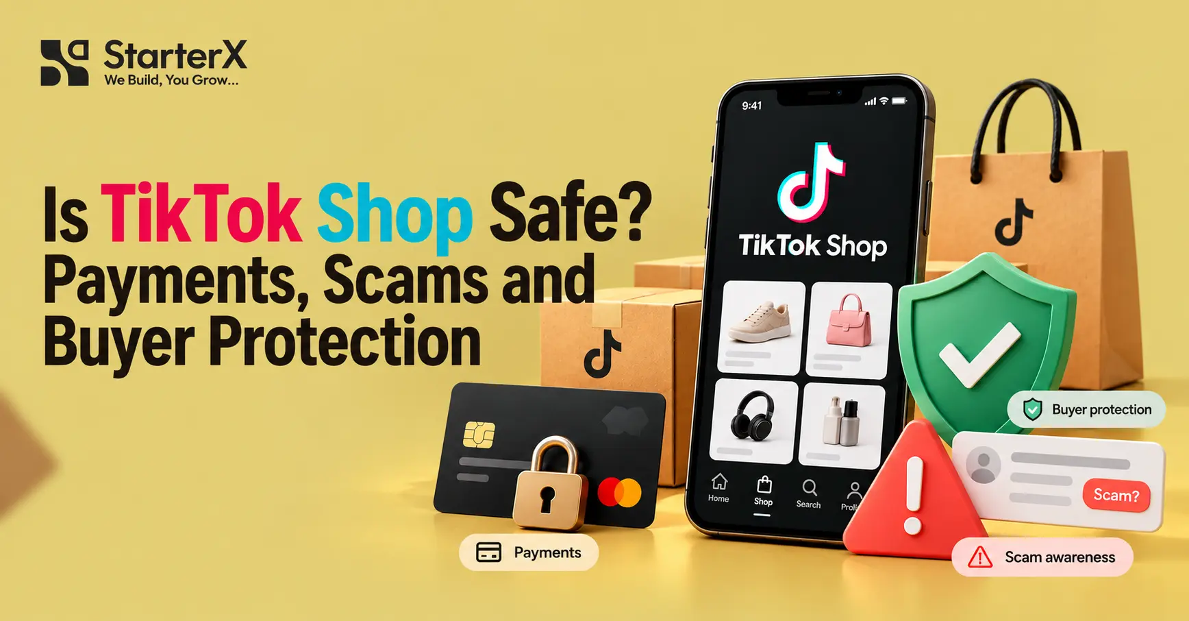 learn about TikTok shop safety payments, scams and buyer protection
